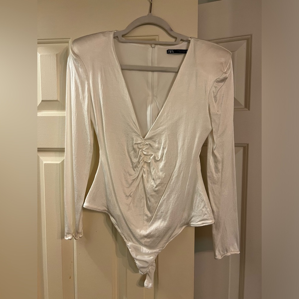 Zara ivory body suit